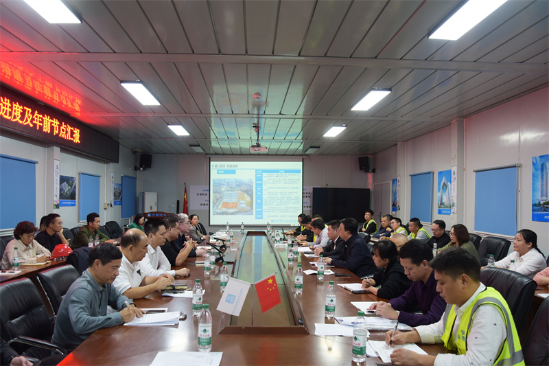 院领导带队到凤岭南医院项目建设工地检查指导工作